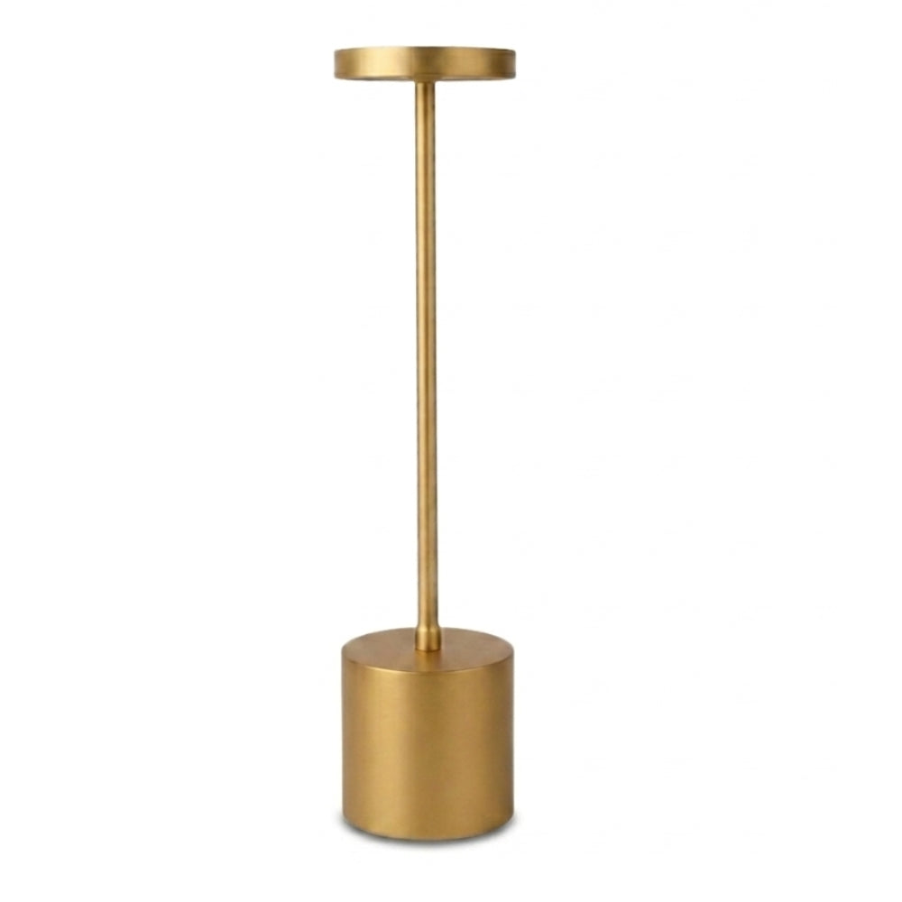Modern Gold Rechargeable Table Lamp with 3 Color Light Modes